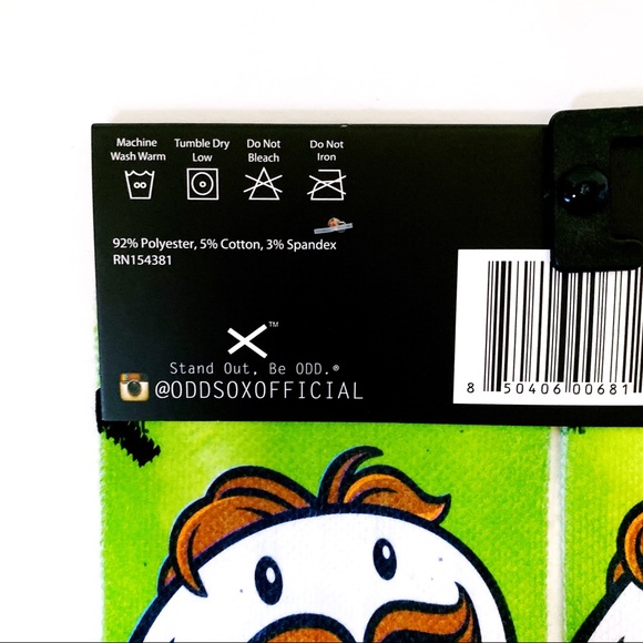 Odd Sox Pringles Sour Cream & Onion Crew Socks Mens Womens Fun Novelty Gift - Picture 6 of 6